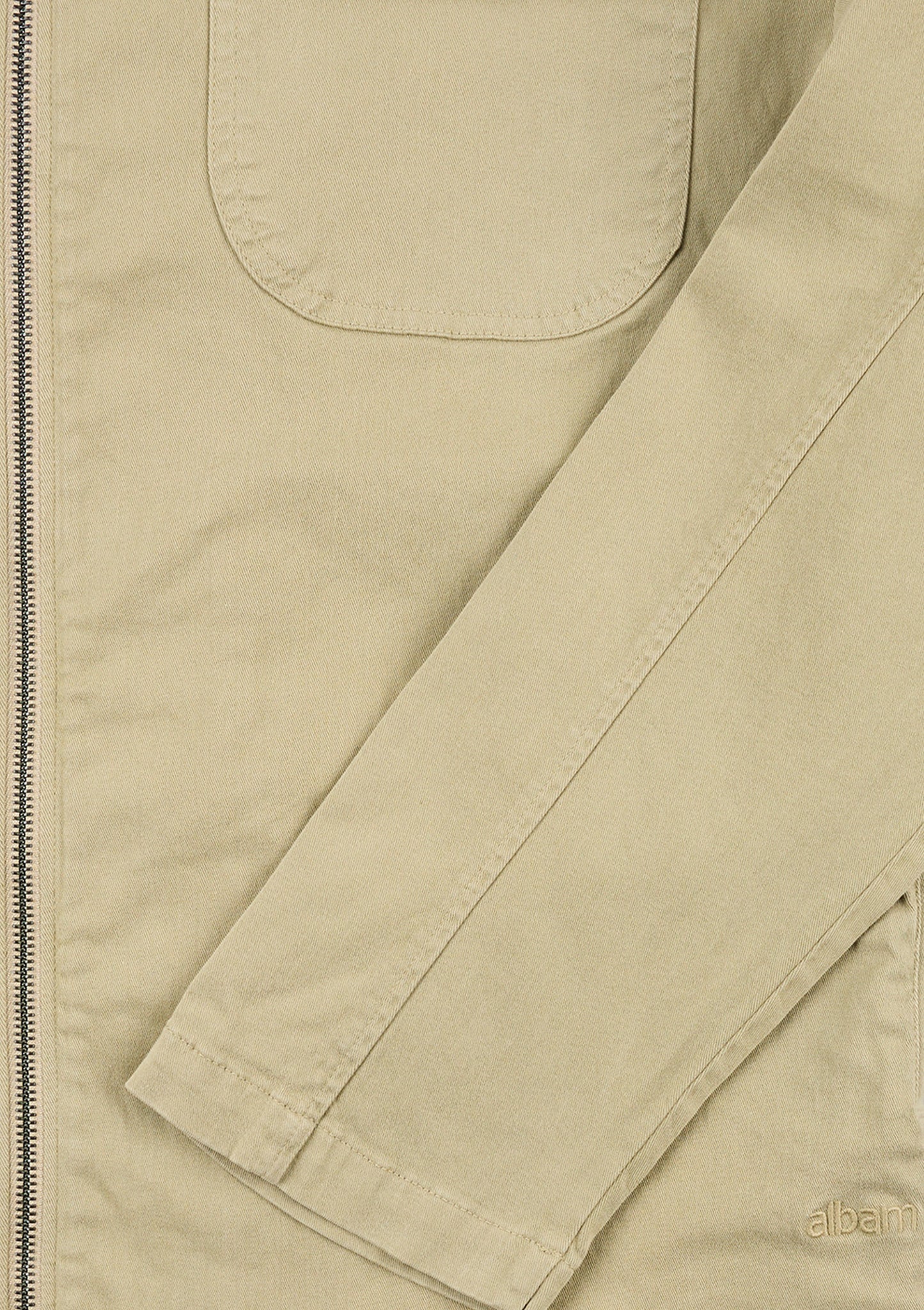Soft Touch Cotton Clarence Jacket in Taupe