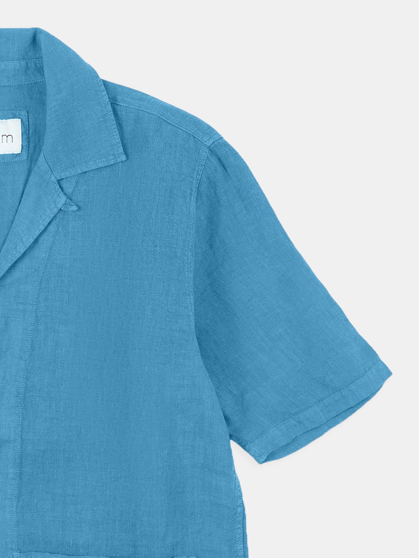 Linen Holland Shirt in Blue
