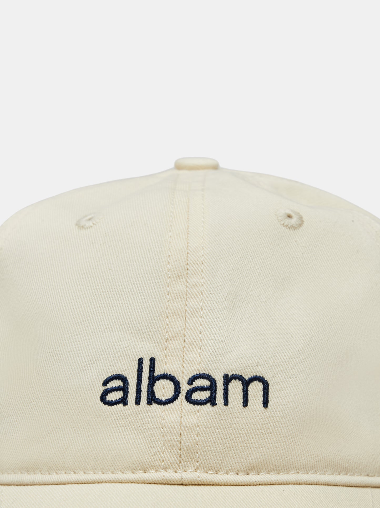 Edgware Logo Cap in Ecru