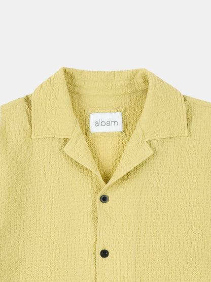 Seersucker Fenton Shirt in Vintage Khaki