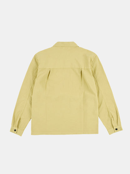 Seersucker Modern Overshirt in Vintage Khaki