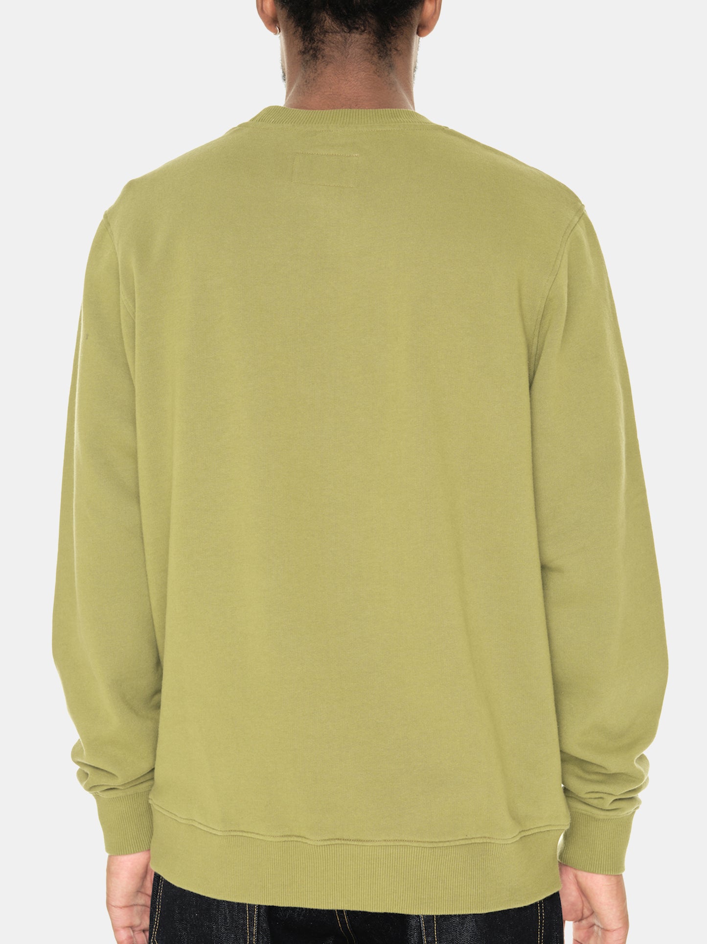 Woven Pocket Sweatshirt in Khaki