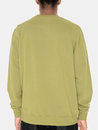 Woven Pocket Sweatshirt in Khaki