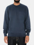 Woven Pocket Sweatshirt in Navy