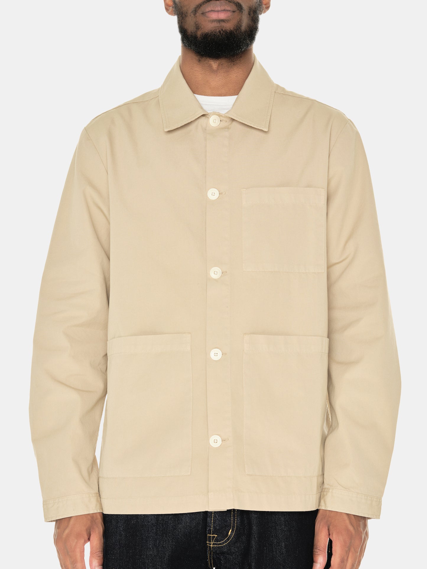 Canvas Work Shirt in Sand