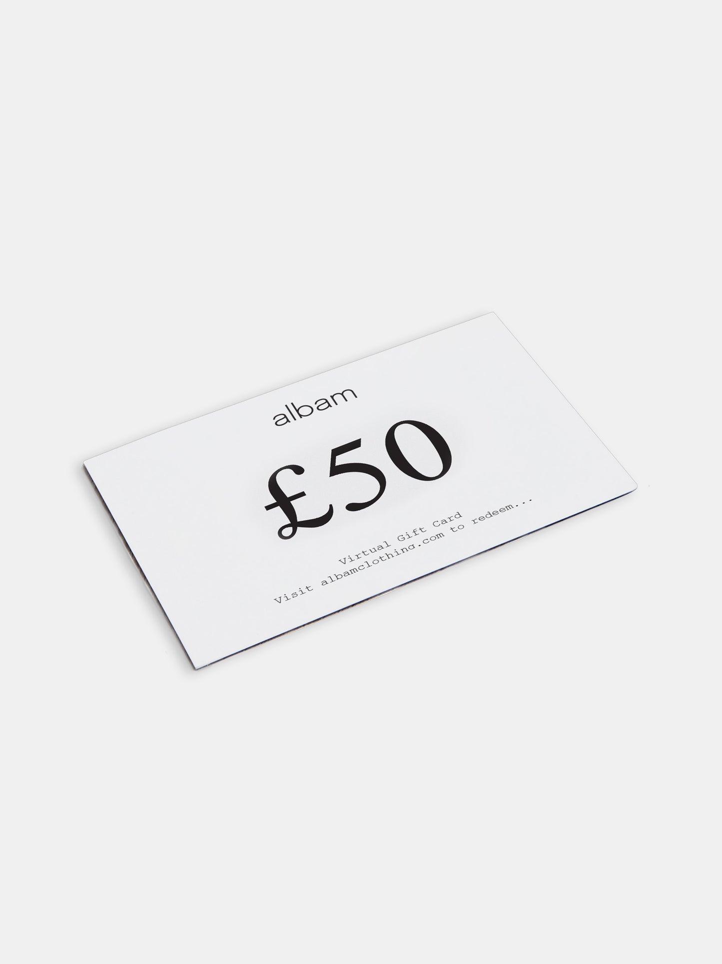 Virtual Gift Card
