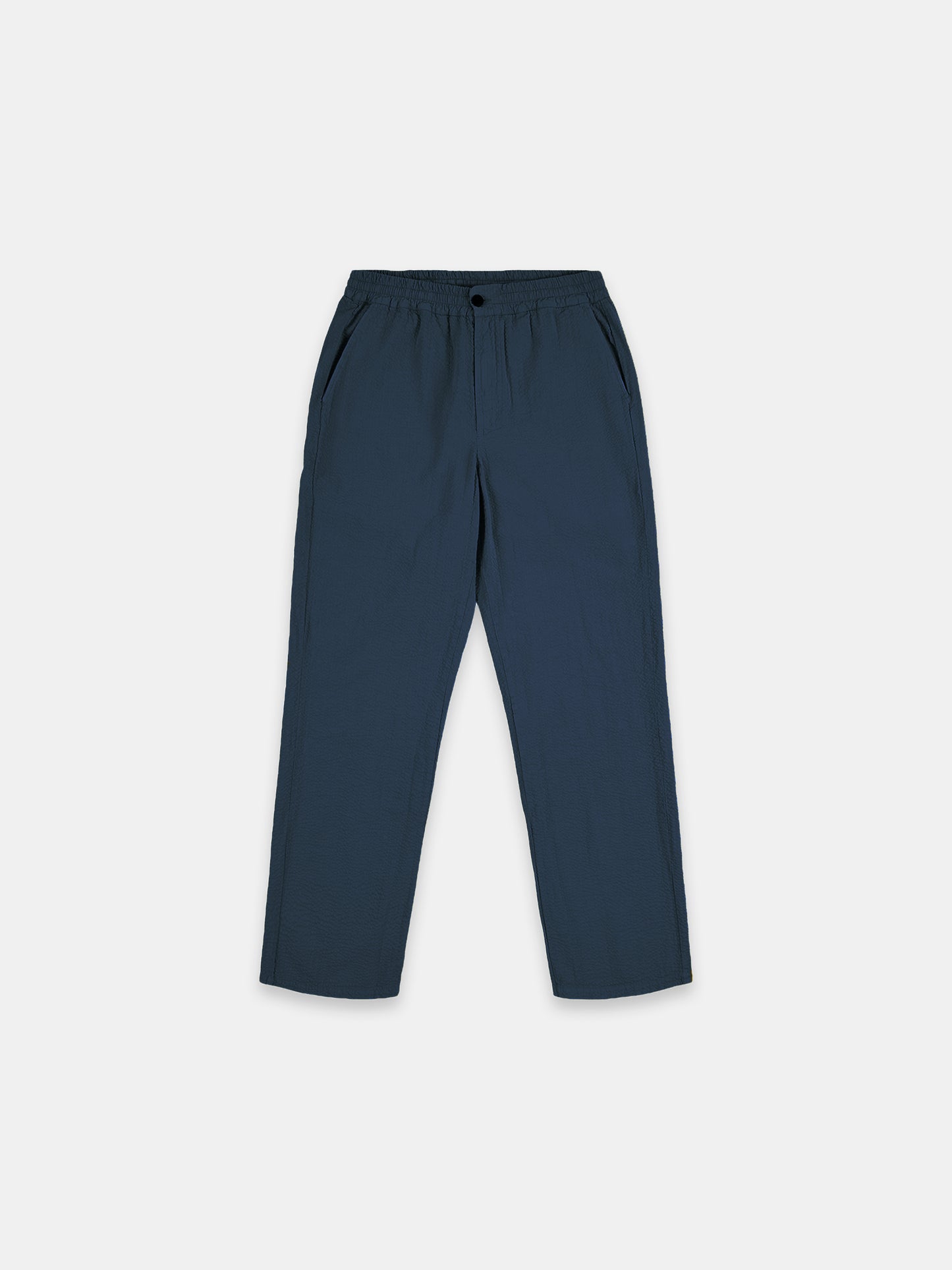 Seersucker Judd Trousers in Dark Navy