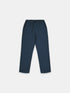 Seersucker Judd Trousers in Dark Navy