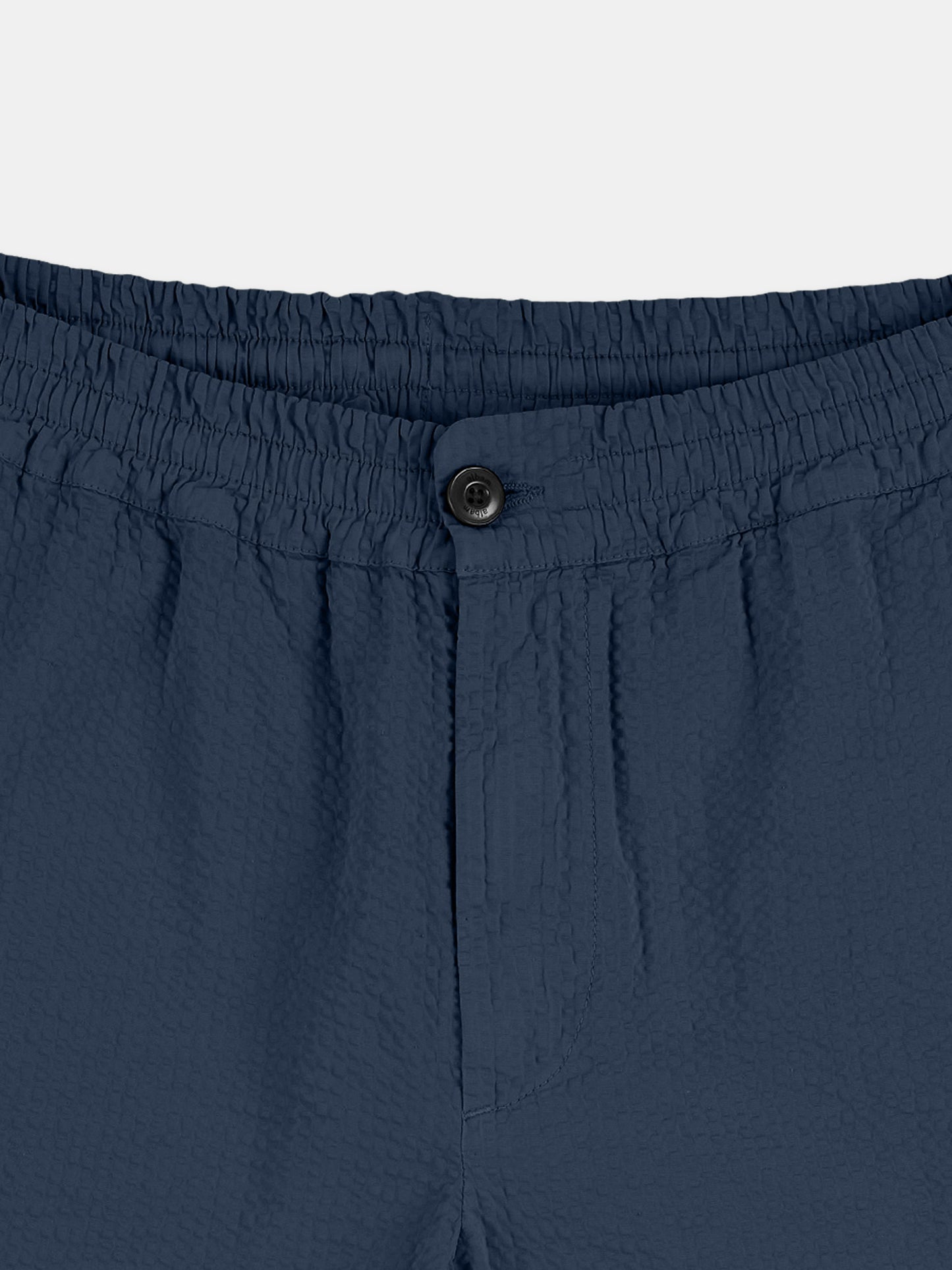 Seersucker Judd Trousers in Dark Navy