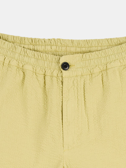 Seersucker Judd Trousers in Vintage Khaki