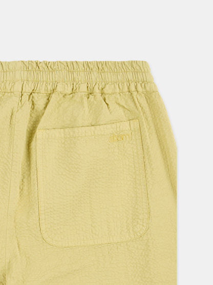Seersucker Judd Trousers in Vintage Khaki