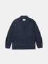 Poplin Unlined Blazer in Dark Navy