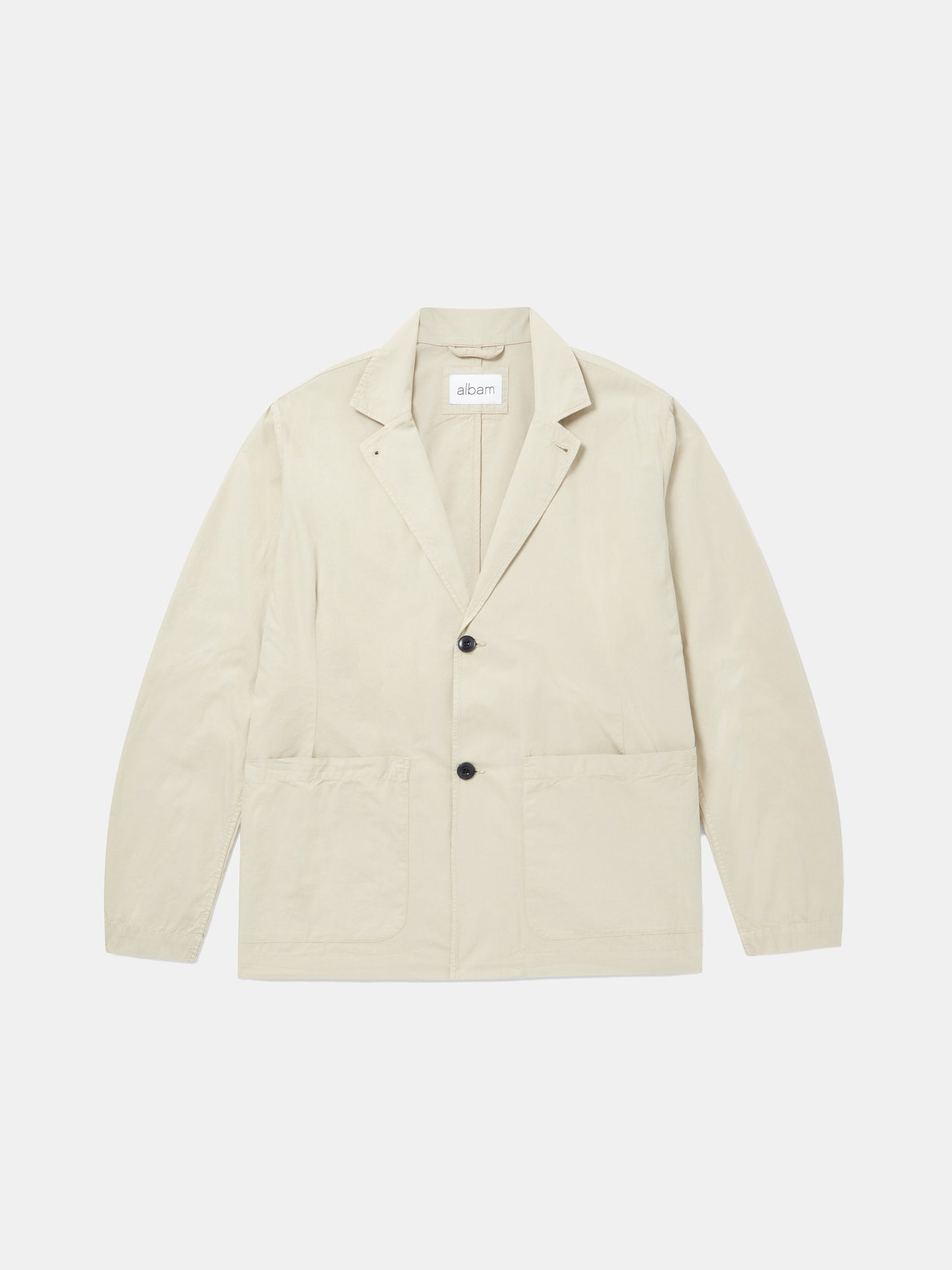 Poplin Unlined Blazer in Eucalyptus