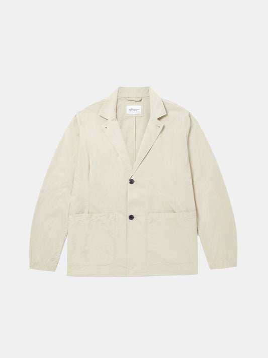 Poplin Unlined Blazer in Eucalyptus