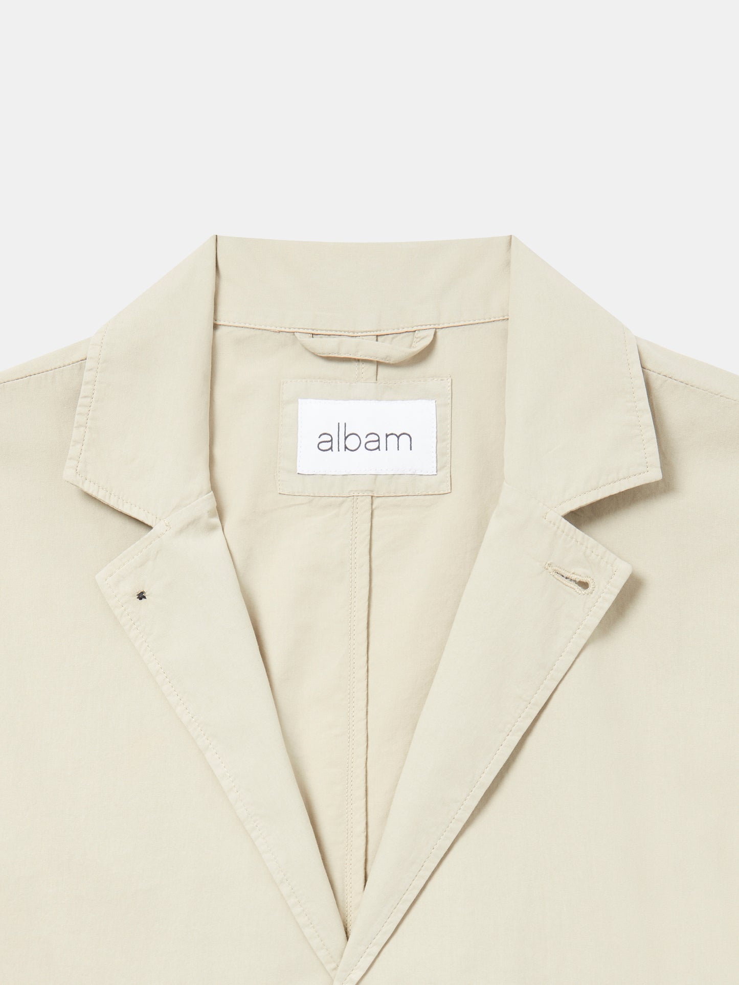 Poplin Unlined Blazer in Eucalyptus