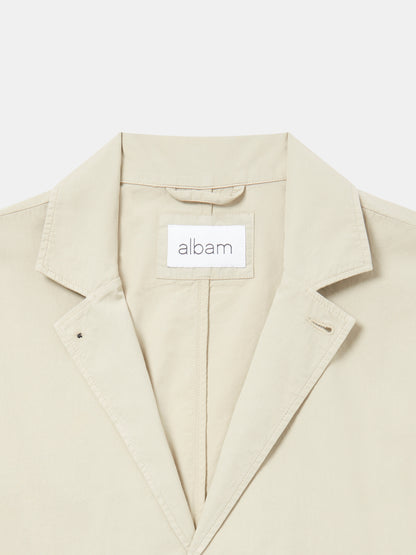 Poplin Unlined Blazer in Eucalyptus