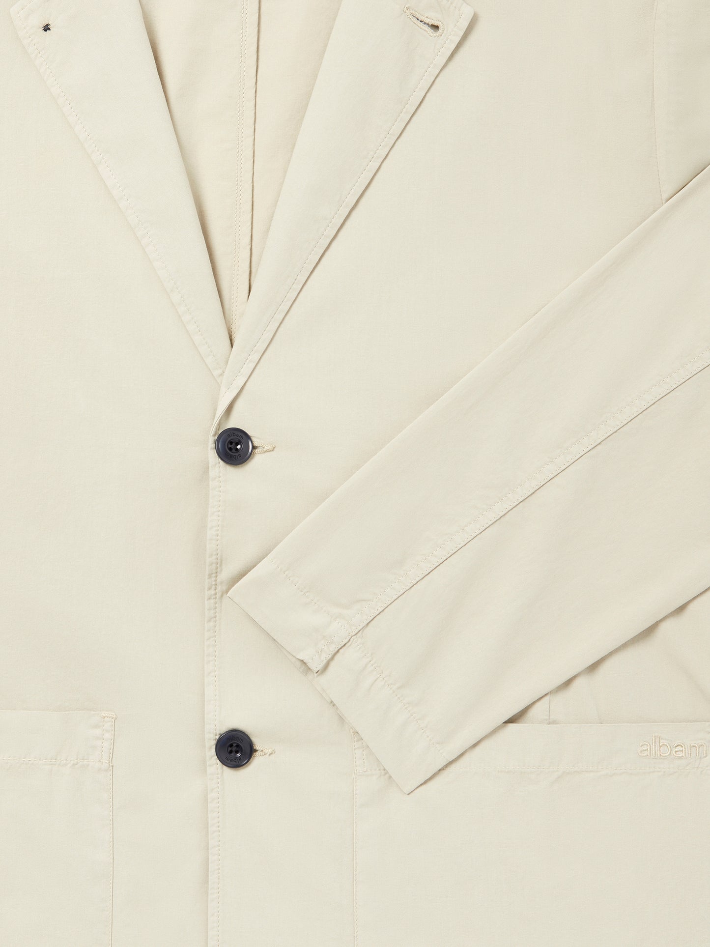 Poplin Unlined Blazer in Eucalyptus