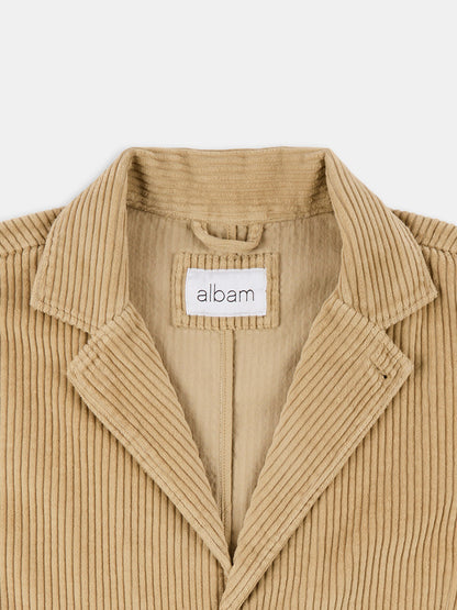 Cord Fairfax Blazer in Stone