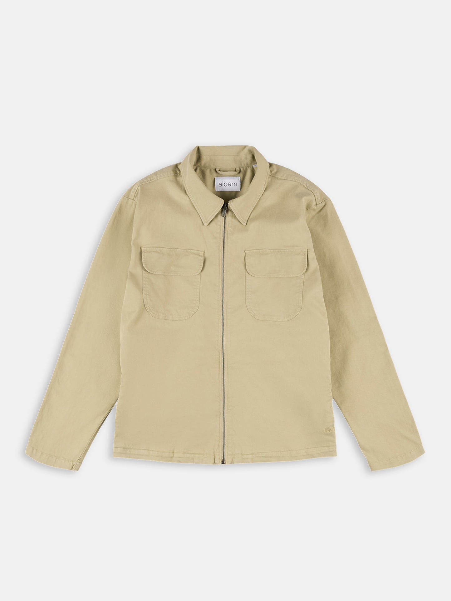 Soft Touch Cotton Clarence Jacket in Taupe