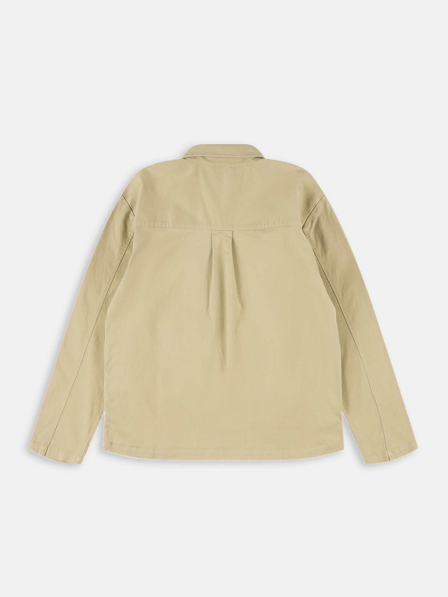 Soft Touch Cotton Clarence Jacket in Taupe