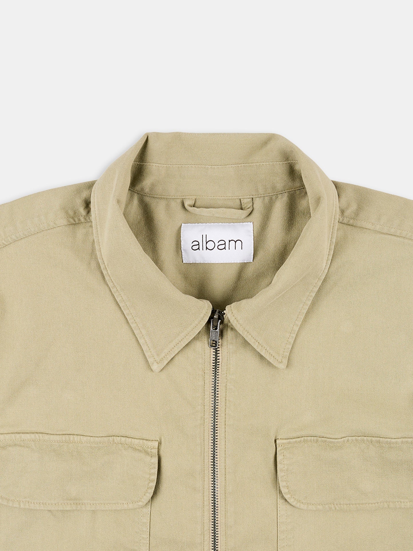 Soft Touch Cotton Clarence Jacket in Taupe