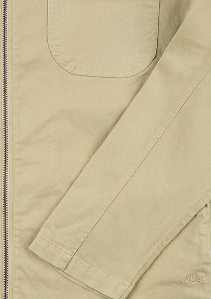 Soft Touch Cotton Clarence Jacket in Taupe