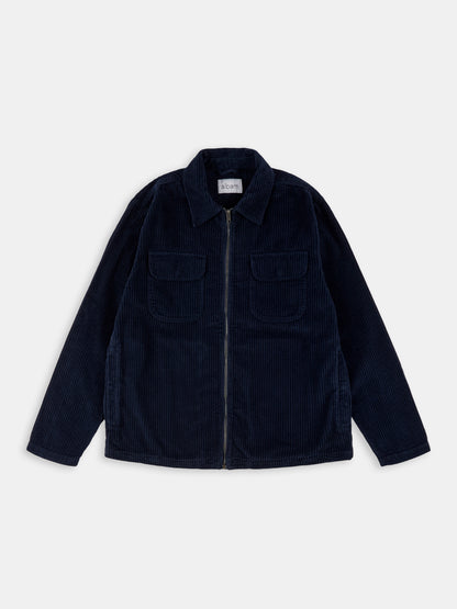 Cord Clarence Jacket in Dark Navy