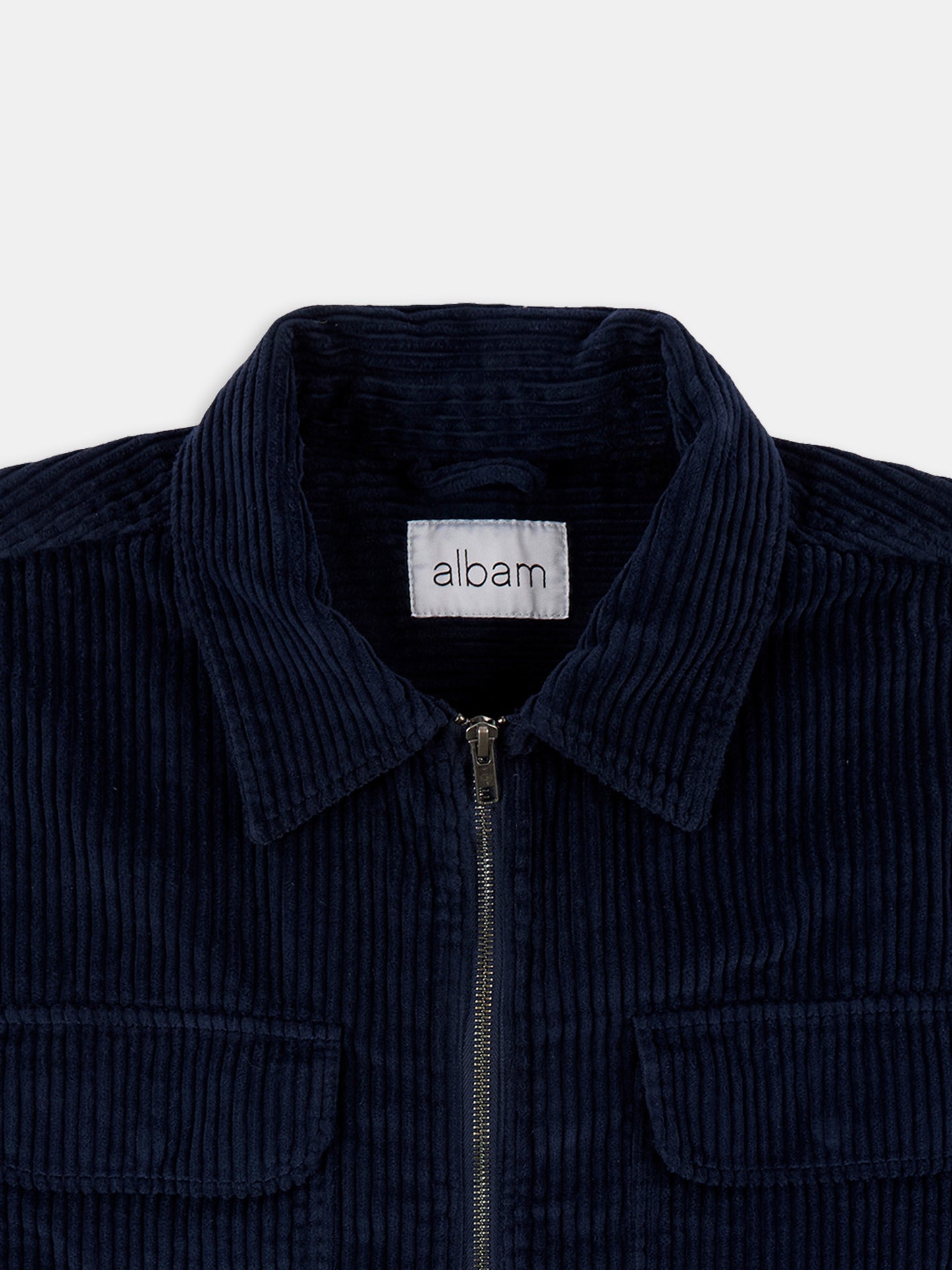 Cord Clarence Jacket in Dark Navy