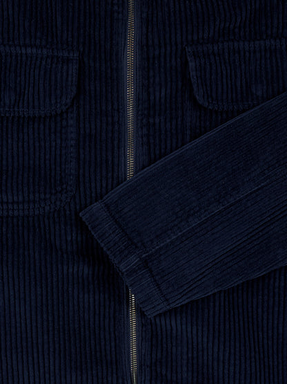 Cord Clarence Jacket in Dark Navy