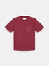 Woven Pocket T-Shirt in Deep Claret
