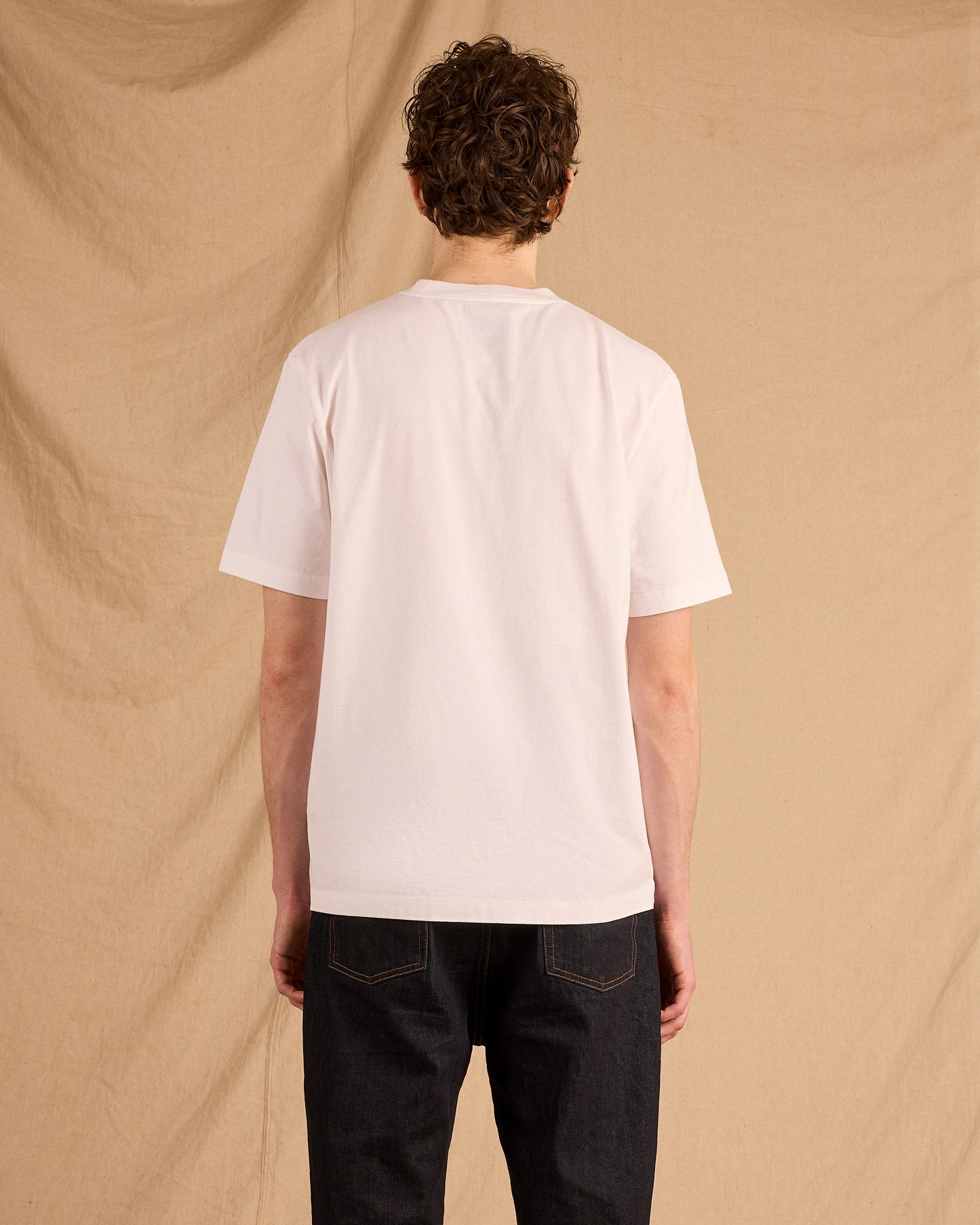 Woven Pocket T-Shirt in White