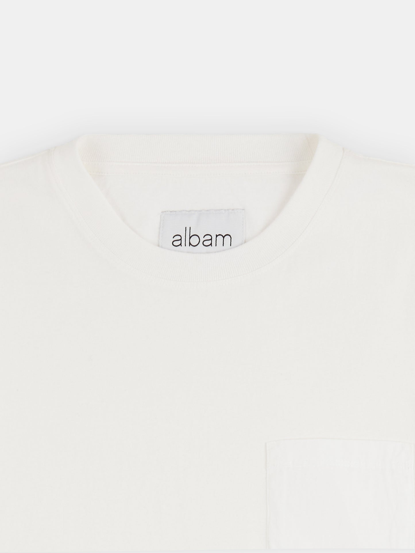 Woven Pocket T-Shirt in White