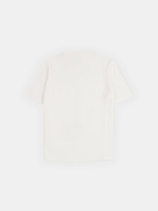 Woven Pocket T-Shirt in White