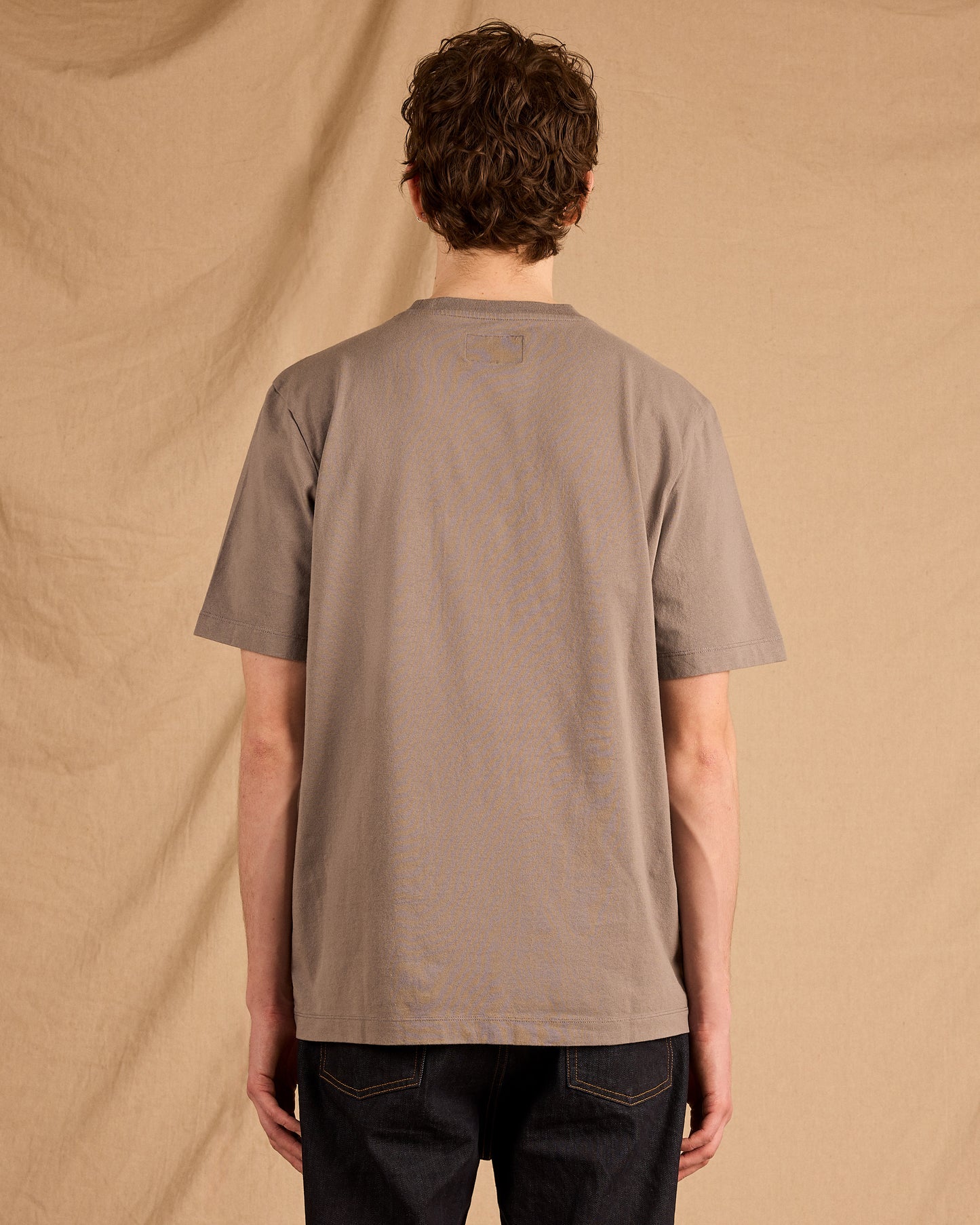 Woven Pocket T-Shirt in Slate