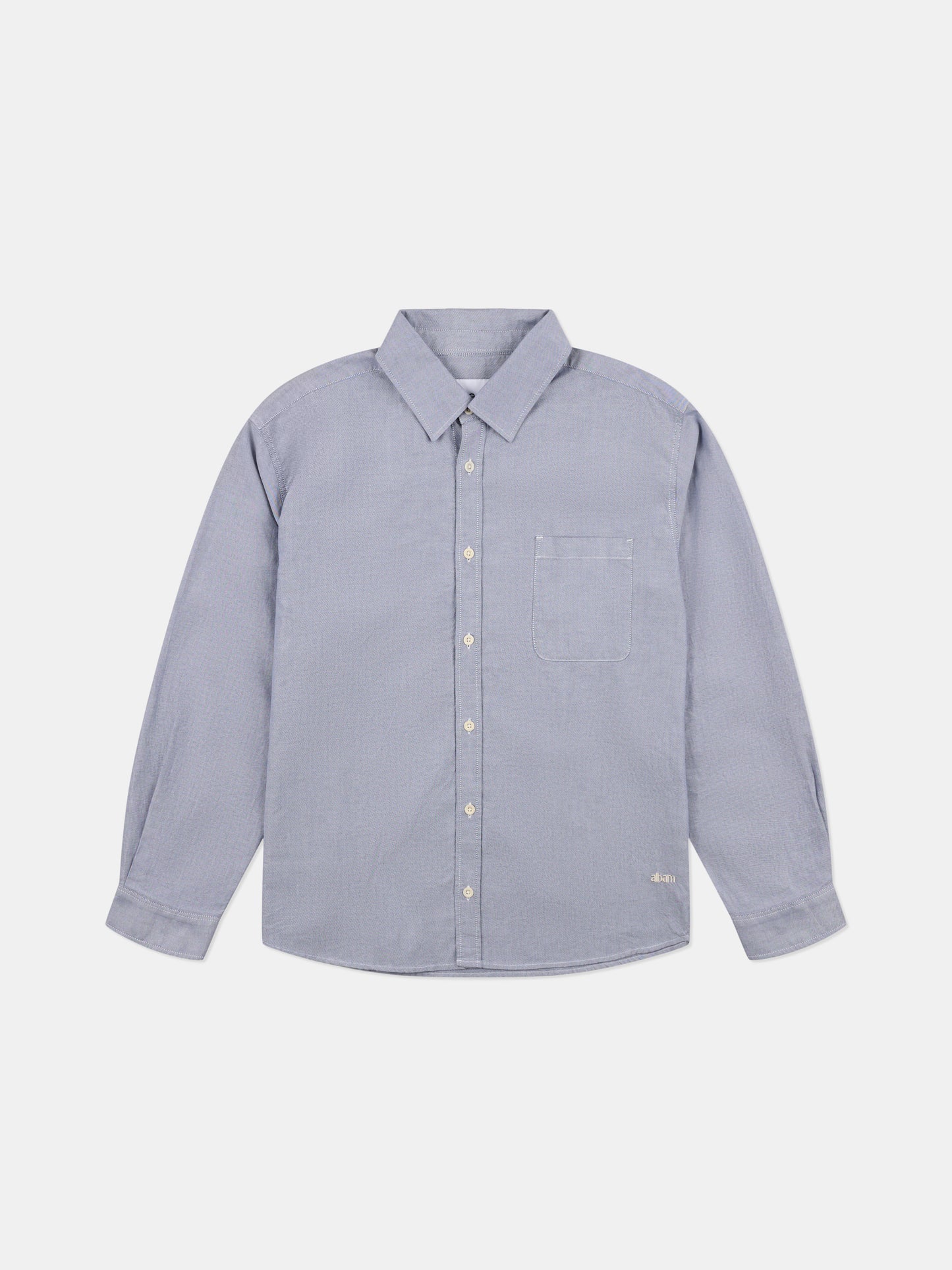 Boston Oxford Shirt in Washed Navy