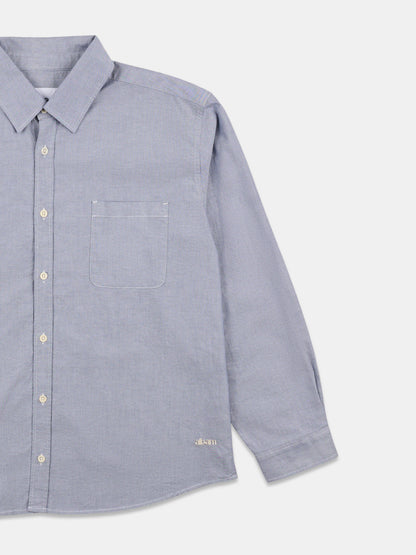 Boston Oxford Shirt in Washed Navy