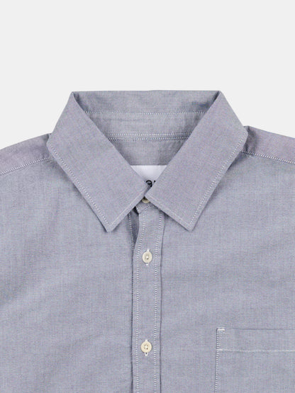Boston Oxford Shirt in Washed Navy