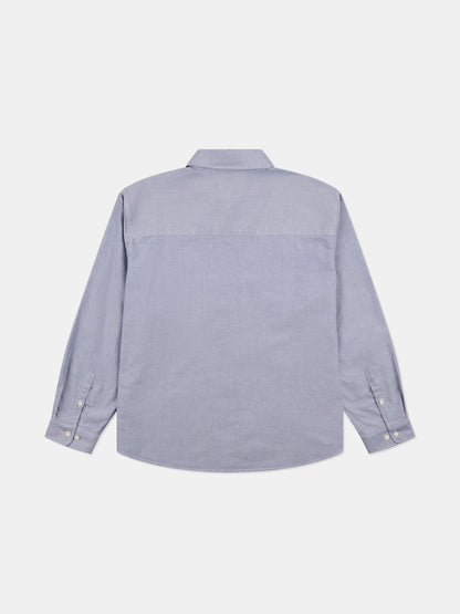 Boston Oxford Shirt in Washed Navy