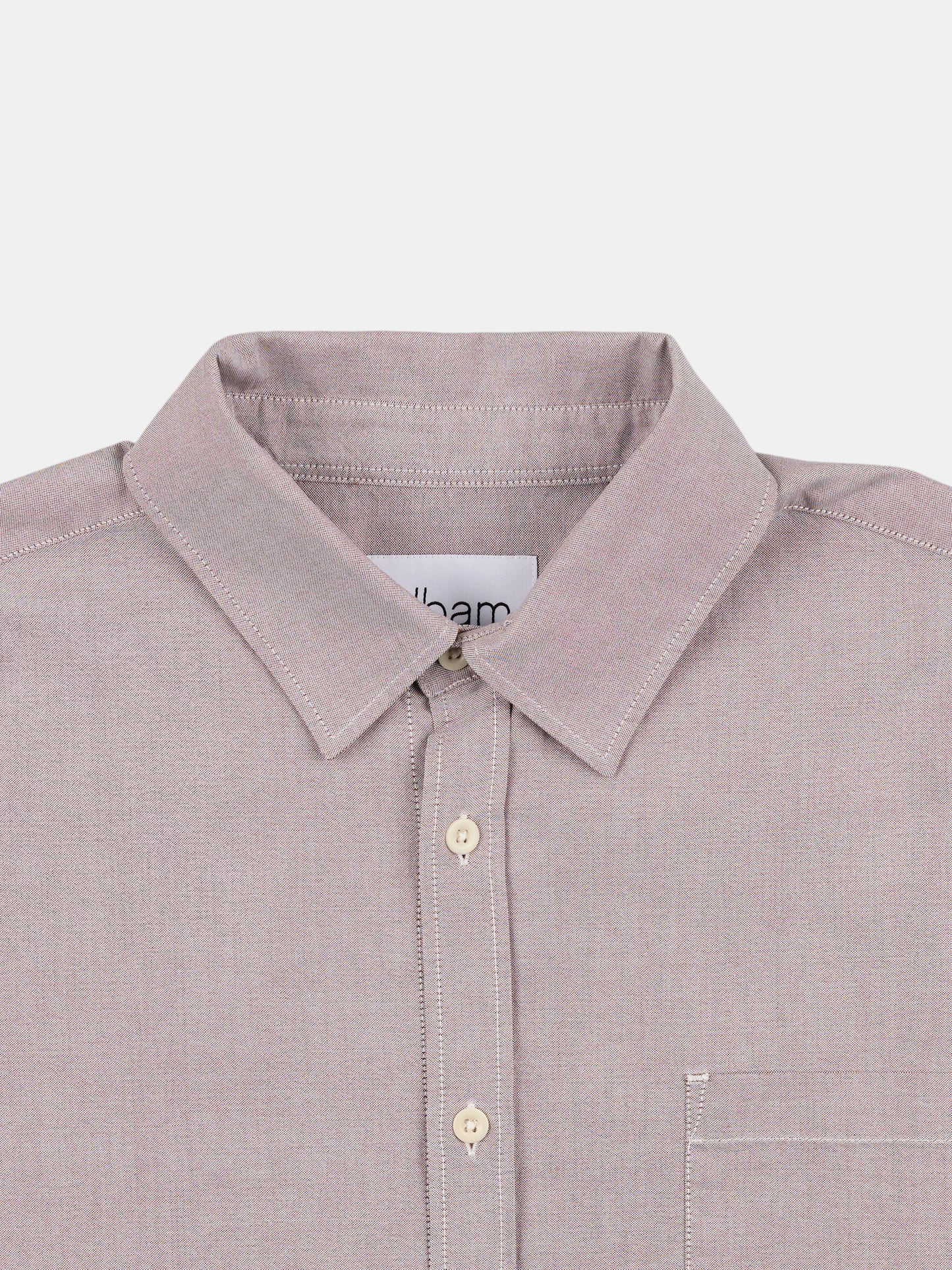 Boston Oxford Shirt in Washed Claret
