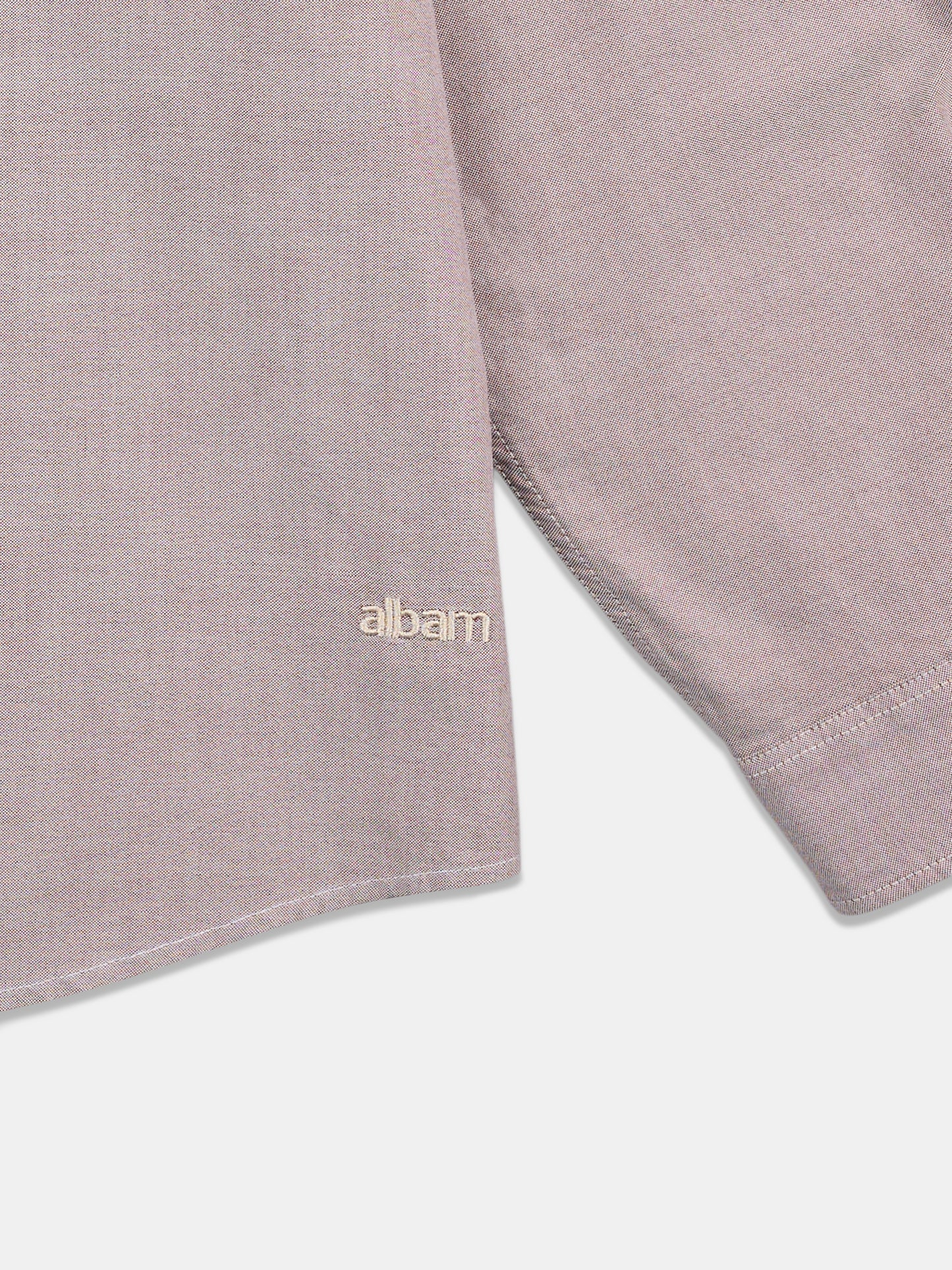 Boston Oxford Shirt in Washed Claret