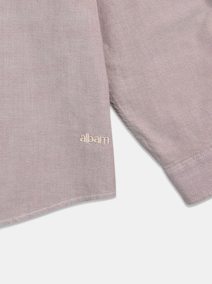 Boston Oxford Shirt in Washed Claret
