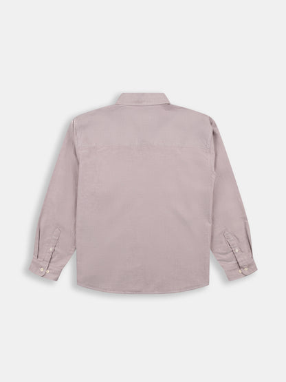Boston Oxford Shirt in Washed Claret