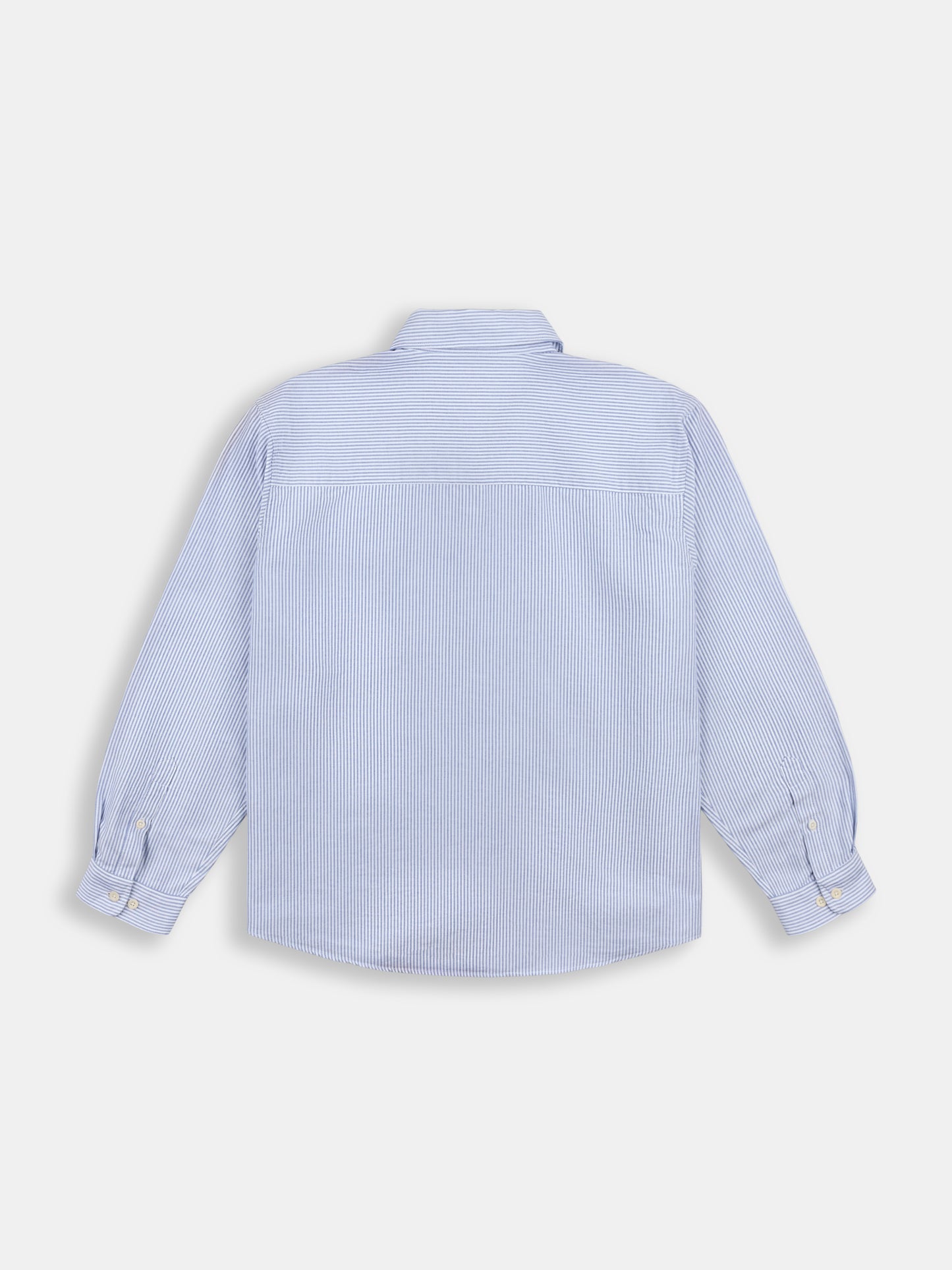 Boston Stripe Oxford Shirt in Navy/Off-White