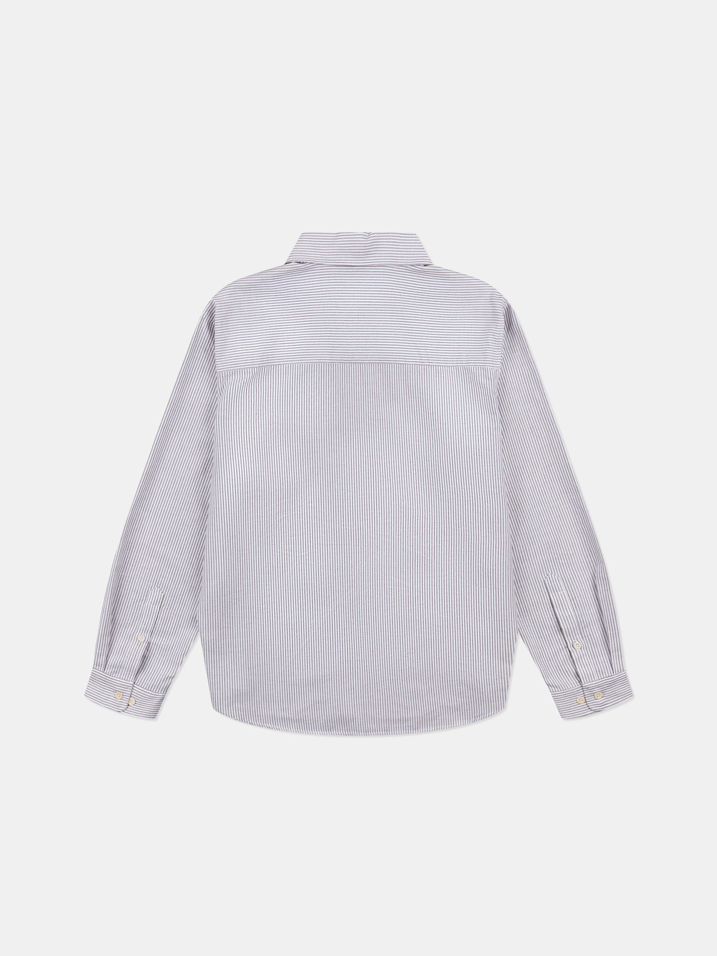 Boston Stripe Oxford Shirt in Brown/Off-White