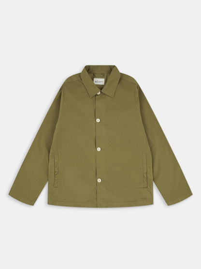 Hatton Cotton Overshirt in Khaki
