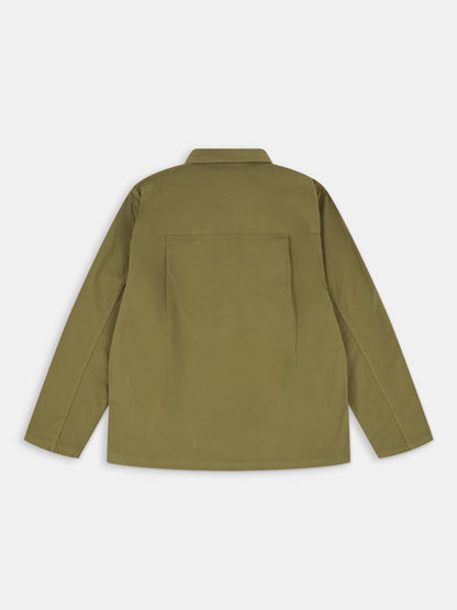 Hatton Cotton Overshirt in Khaki