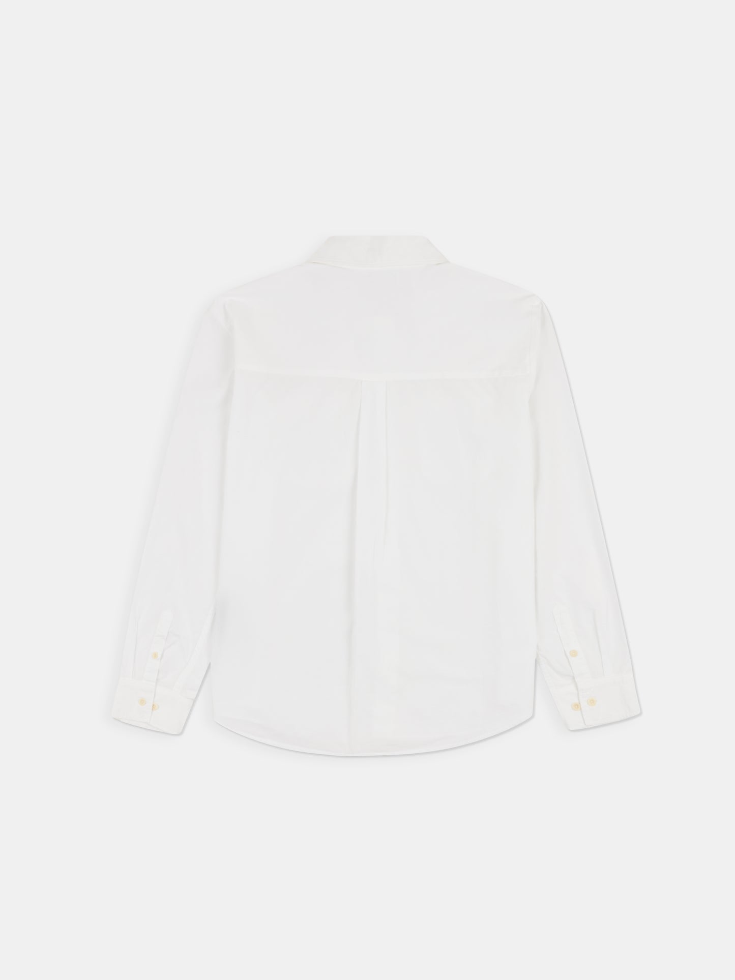Filey Poplin Shirt in White