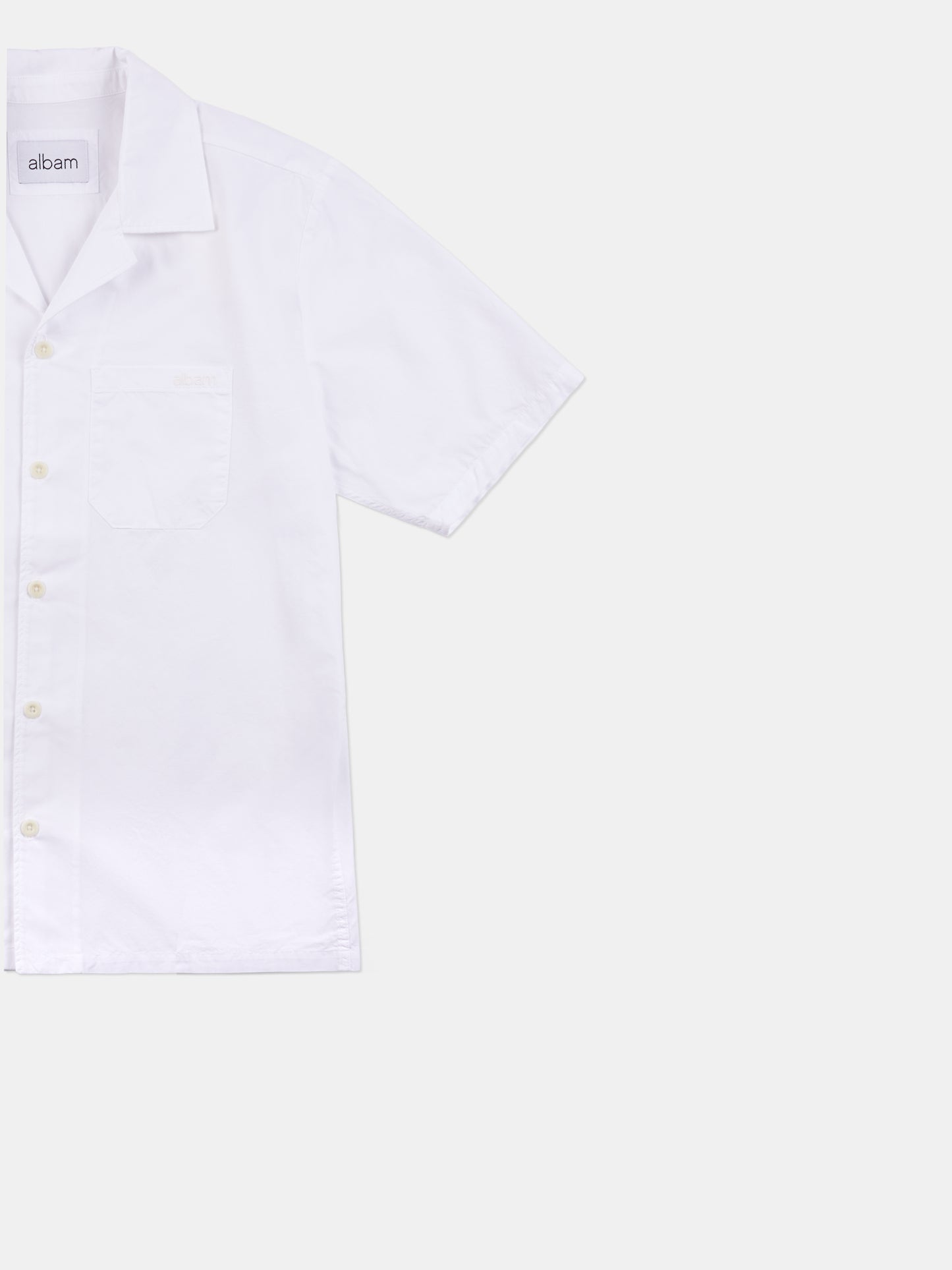 Grange Poplin Shirt in White