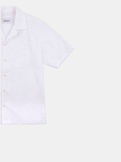 Grange Poplin Shirt in White