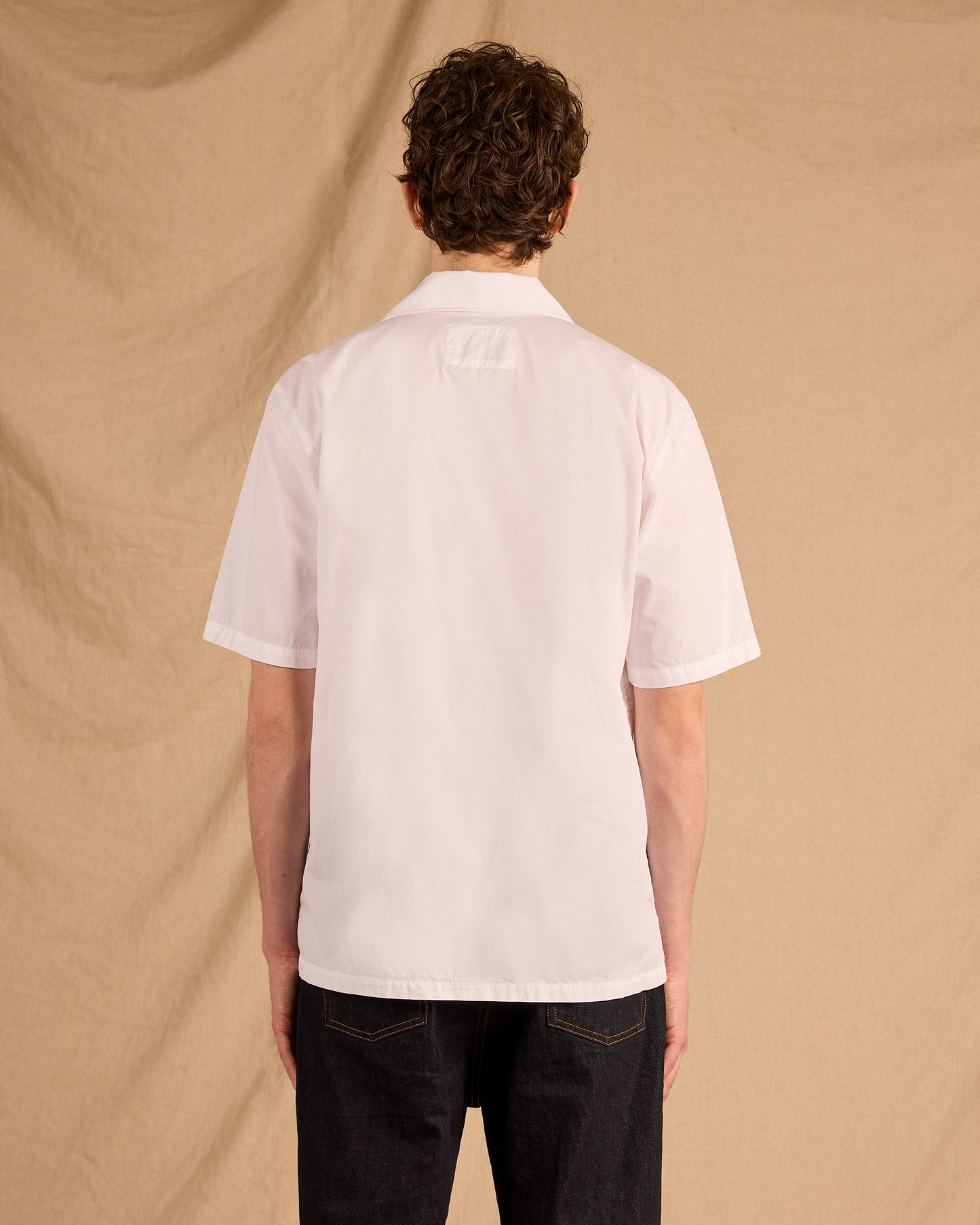 Grange Poplin Shirt in White
